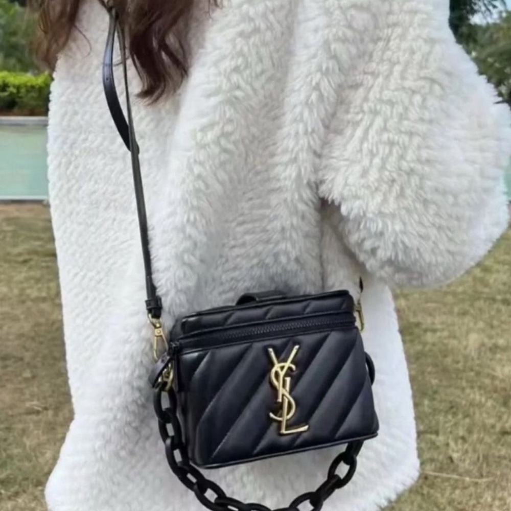 Yves Saint Laurent Beaute VIP Gift Bag Crossbody bag handbag Black New In Box